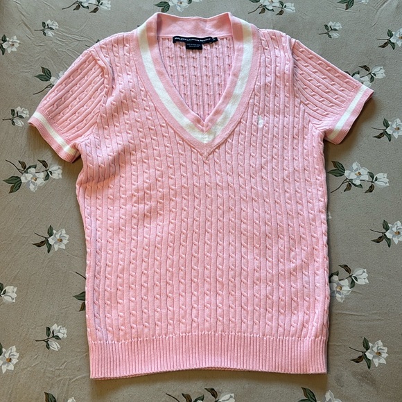 ❌LAST PRICE ❌
Ralph Lauren Sport cable knit v-neck sweater - Picture 1 of 5